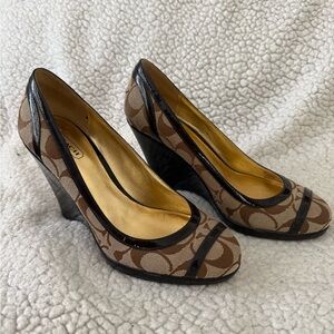 Coach Kerryanne Signature Wedge Heels